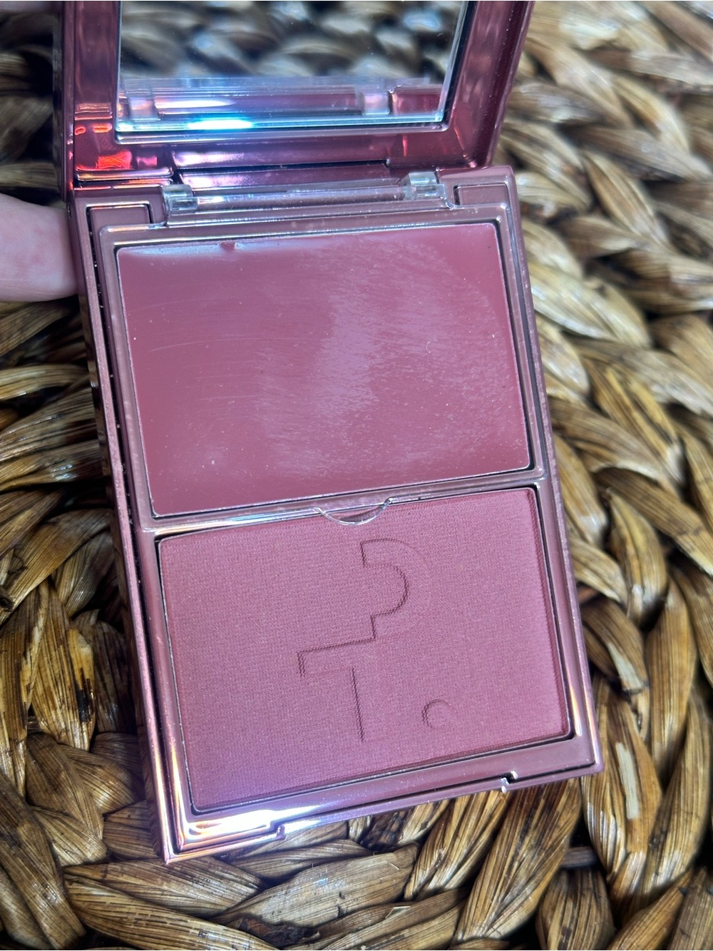 New without box Patrick Ta Double-Take Crème & Powder Blush duo shade On Holiday - Picture 6 of 6
